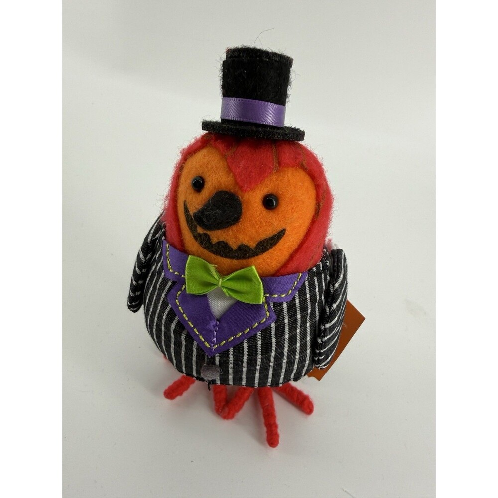 Target Hyde & EEK! 2024 Halloween Featherly Friends Fabric Bird Gourdon 7" NWT